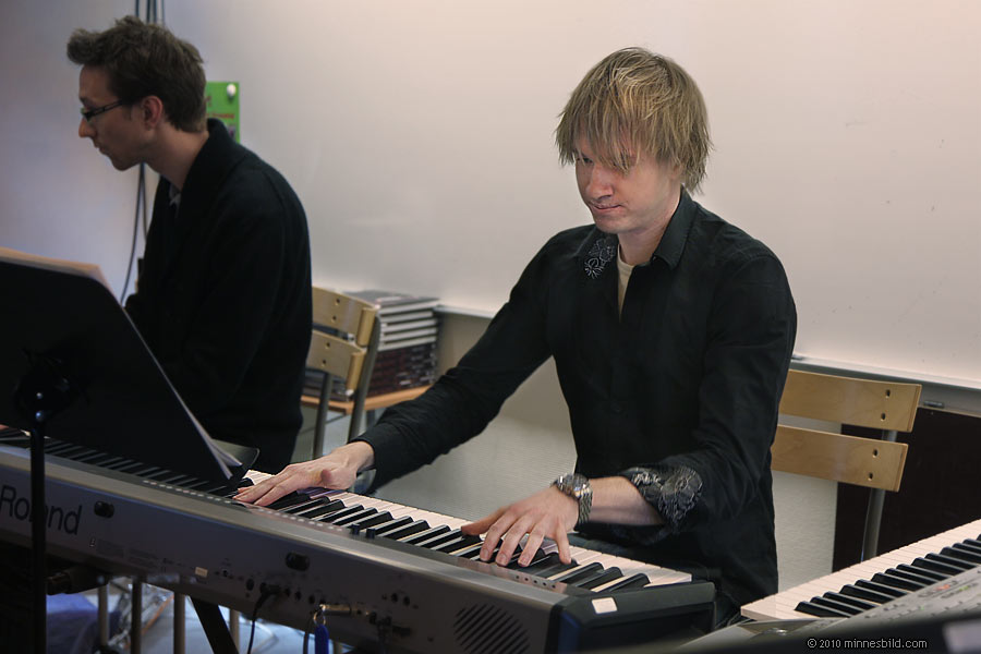 Joel Bexelius och Johan Malmgren. Musikalen Aida